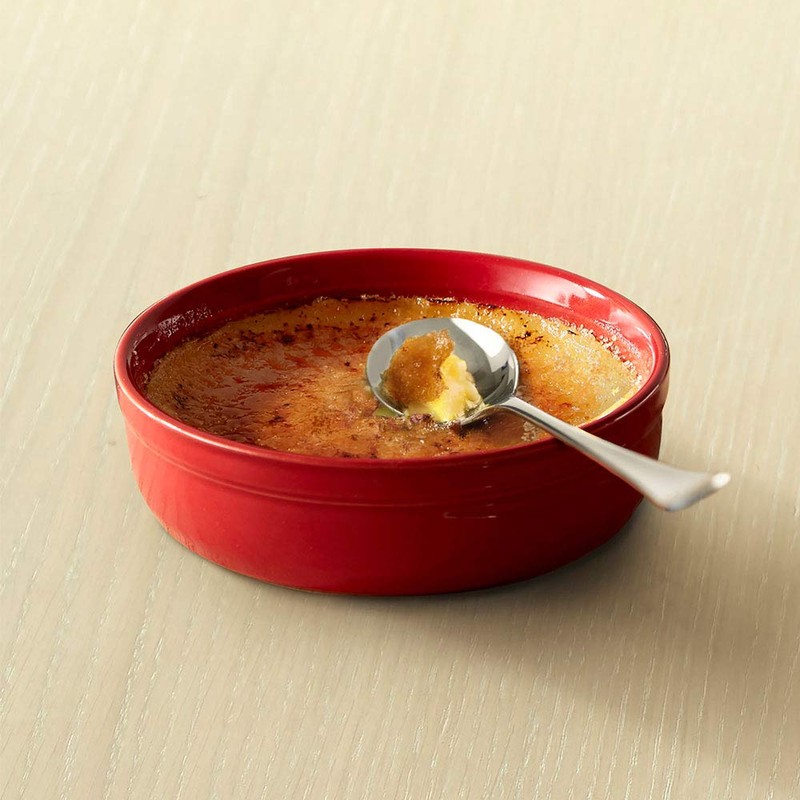 Emile Henry Crème Brûlée Ramekin Dish, Burgund, 2er-Set