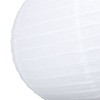 White Round Paper Lantern Light Decorative Soft Light Easy to