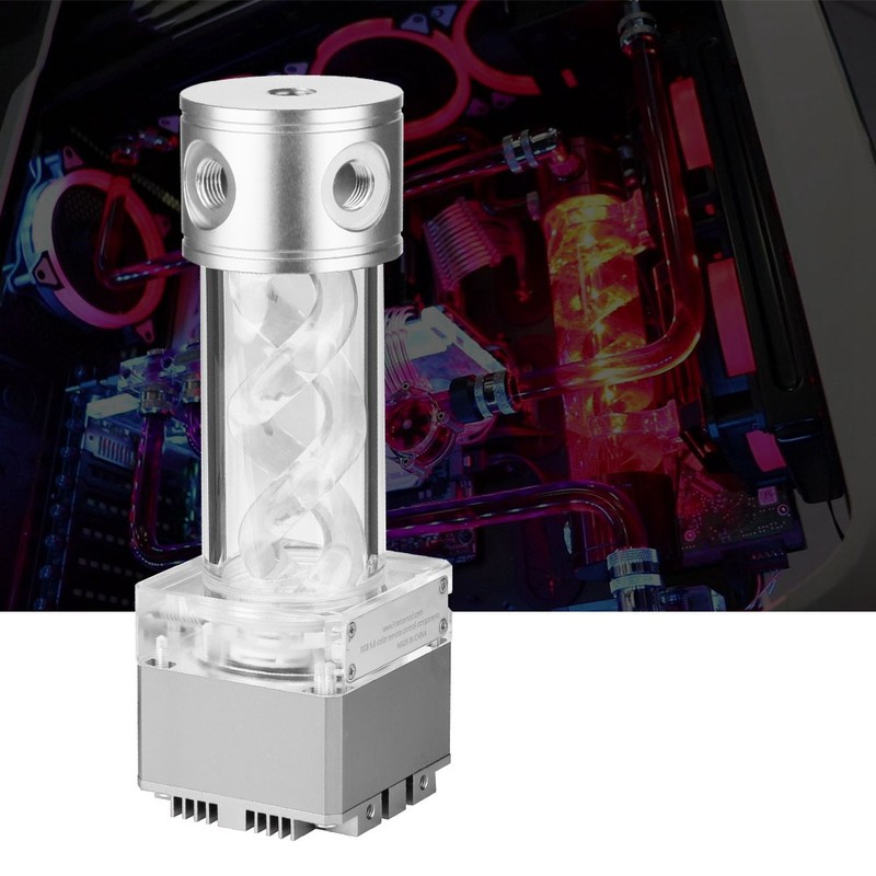 Computer Cylinder Water Cooling Double Helix T Virus Water Pump