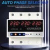 Multifunctional Microcontroller Based 3P Voltage Protector Digital Display Voltage Meter