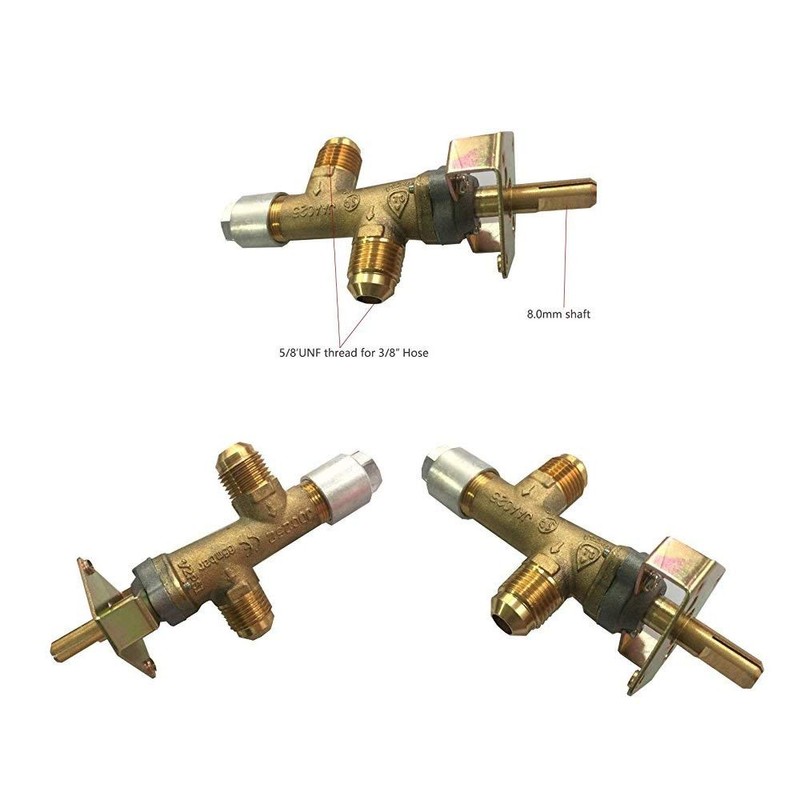 METER STAR Universal LPG Propane Gas Fireplace Gas Control Valve