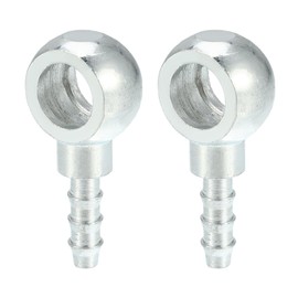 QUARKZMAN 2 x Hollow Screws Hose Nozzle 10 mm Diameter Hose Coupling Banjo Fitting for Motorcycle Car