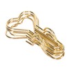 50pcs Heart Pen Clips Plated Metal Pen Holder Clips Small