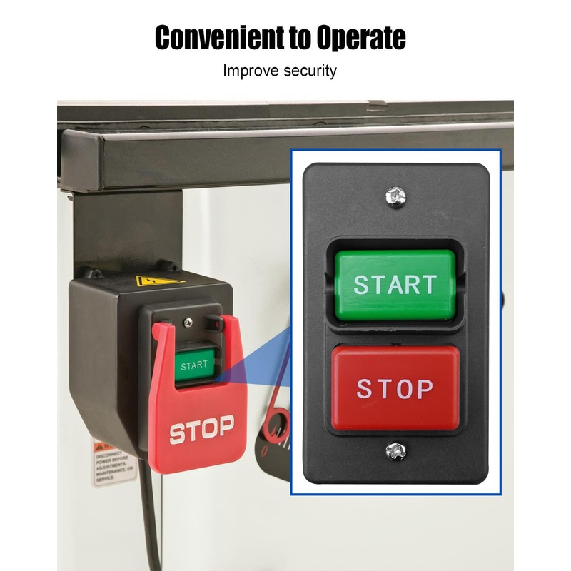 HUQUZN Table Saw Switch 110/ 220V, Single Phase On/Off Switch