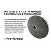 Pro-Graad Nylon Fiber Deburring Wheel 6" x 1" x 1"