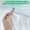 Pack of 150 Curtain Clips, Curtain Clips with Hooks, Stainless