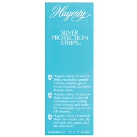 Hagerty 70000 2-by-7" Silver Protection Strips Set of 8, Blue
