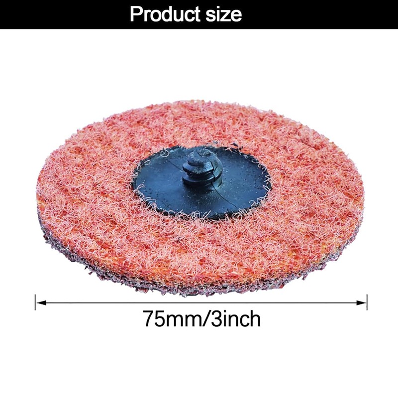 FPPO 30 PCS 3" Inch Roll Lock Quick Change Sanding