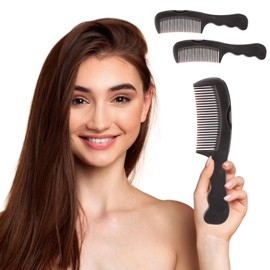 Anseom Dandruff Removal Combs 2Pcs, Multifunctional Massage Comb Hollow Tooth comb Energy Massage Scalp Brush, Removes Dandruff and Dirt for Women and Men, Protect Scalp, Easy to Clean