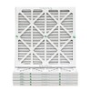 20x20x1 Air Filter 6-Pack, Pleated MERV 10 By Glasfloss -