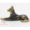 Solid Brass Figurine of German Shepherd Dog IronWork