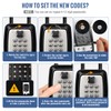 HUANLANG Key Lock Box for Outside, 12-Digit Combination Lock Box