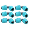 10PCS 16mm Irrigation Elbow Adapter Lock Barbed Connector Drip Irrigation