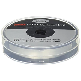 Rapala RLT350C Linea Tough Line, 19 Lbs/ 220 Yds, día, 0.350 mm, Clear