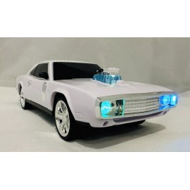 Music Speaker Dodge Challenger White Speaker Indoor/Outdoor Portable USB PORT/AUX INPUT