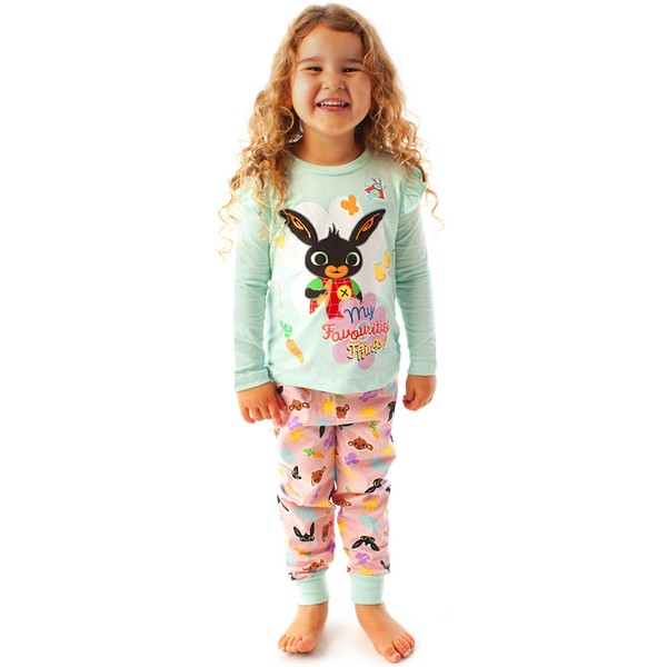 Bing Bunny & Sula Pyjamas Sache Cbeebies Long Sleeve Girls
