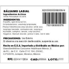 Chapstick Bálsamo Labial Original 4 g