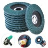 10PCS 5'' 125MM Angle Grinder Flap Sanding Disc 40 60