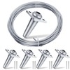 Chumia 5 Pcs Anchor Vise 9 Gauge Wire for Tightening