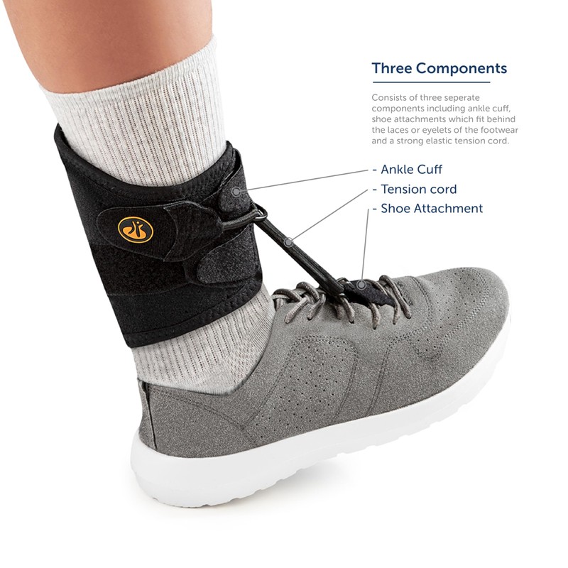 Orliman - Boxia Plus Drop Foot Support Brace Splint, Adjustable