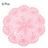 sourcing map Crochet Doilies, 6Pcs 8" - Handmade Crochet Cotton