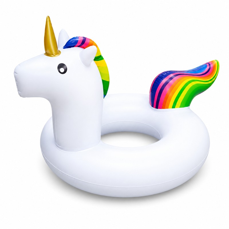 Inflatable Unicorn Pool Float for Summer Fun – Thick PVC