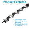 HARSKIYER 3/4 Inch Diameter Wood Auger Drill Bit, 12 Inch