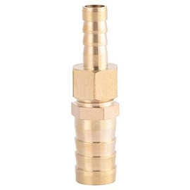 Hilitand Pipe Fittings, Brass Fitting Hose Barb, Tail Reducer Hose Barb, Reducing Plug Connector(8-16mm)
