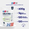 Hero Sport Creatina Monohidratada Creapure 600g 120 Servs Sabor Sin
