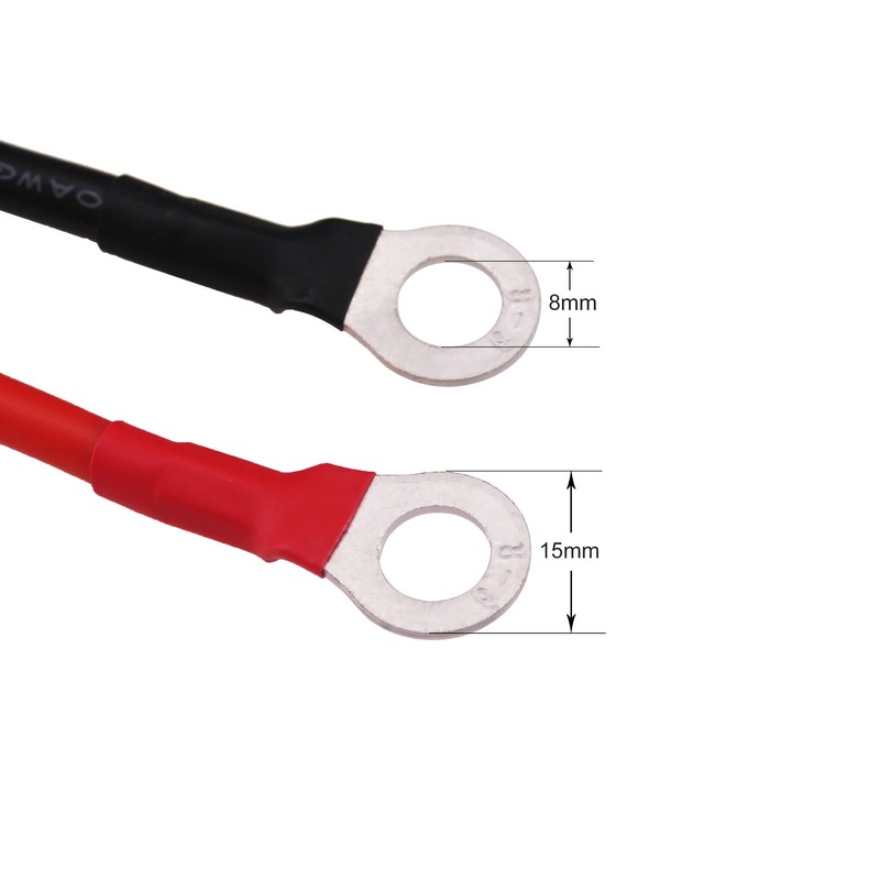 rflaueo 1pc XT90 to O Ring Terminal Cable Amass XT90