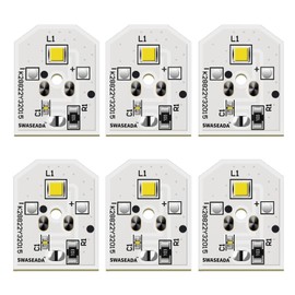 New Upgraded WR55X11132 Refrigerator LED Light WR55X25754 for GE LED Refrigerator Light Bulb Assembly Replacement PS4704284 AP5646375 3033142 EAP12172918 WR55X30602 WR55X26486, Waterproof 6PCS