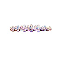 Faship Gorgeous AB Crystal Floral Small Alligator Hair Clip