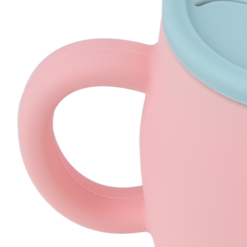 Silicone Toddler Cup Drop Proof Portable Baby Training Cup with