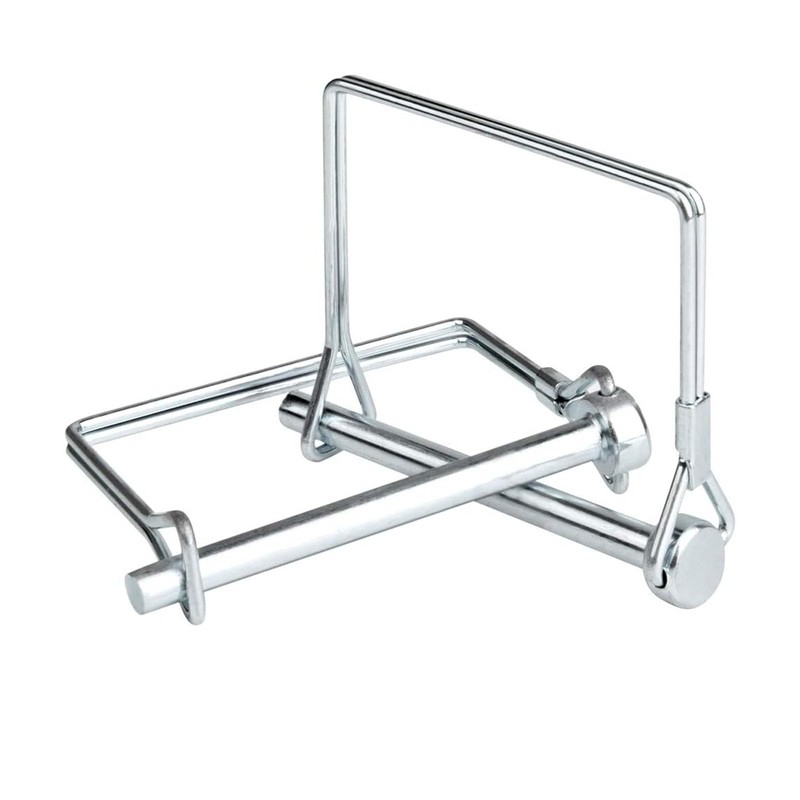 Pipe Folding Cotter Pins, Pack of 5 Rectangular Carbon Steel