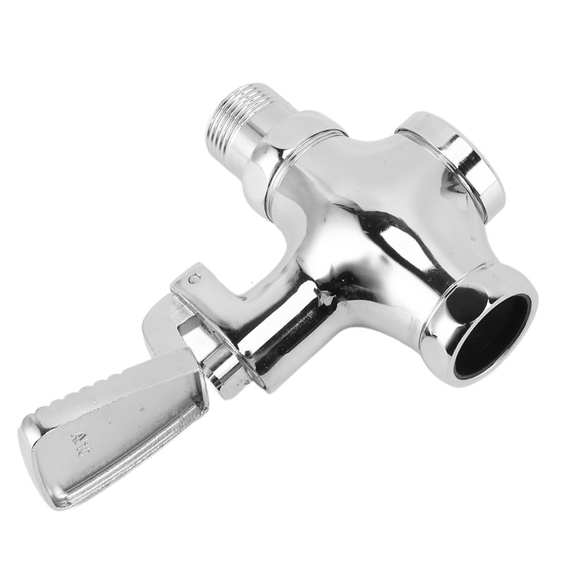 Toilet Foot Pedal Flush Valve Brass Non Slip Easy To
