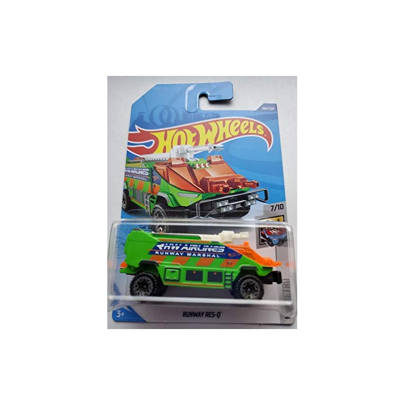 Hot Wheels 2020 Hw Metro Runway Res-Q, Green 104/250
