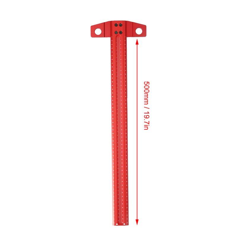 T Type Square Ruler Right Angle Scribe Aluminum Marking Gauge
