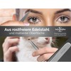 Premium Tweezers Set Pointed Tweezers Splitter Tweezers Stainless Steel +