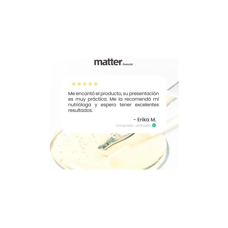 Vitamina D3 en Gotas Matter de 400 UI, Suplemento Libre