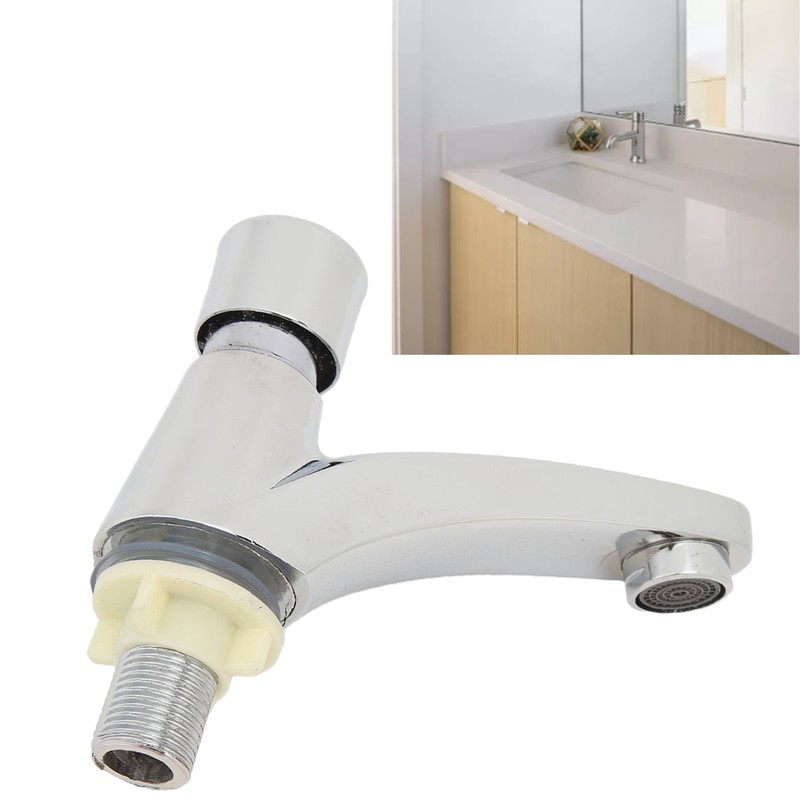 Time Delay Faucet Basin Tap Water Saving Self Closing Push