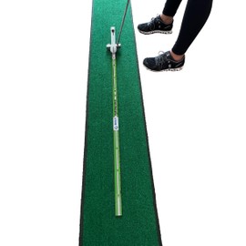 The Putting Stick Pro Golf Training Aids - Putting Training Aid for Golf Putting Practice with Eyeline Putting Mirror - Endorsed by Golf Instructors & Used by Tour Pros Worldwide (Forest Green)