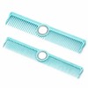 Dual-Size Barber Finger Spin Comb Set, 2-Piece Professional Trick Styling