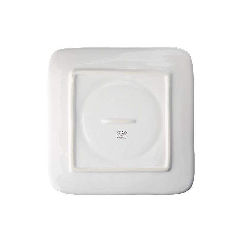 Mud Pie Lime and Salt Rimmer Margarita Set, Square, White