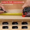 Alloyman 2-in-1 Digital Tape Measure, 16Ft Length, 6 Unit Options,