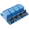ELEGOO 4 Channel DC 5V Relay Module with Optocoupler for