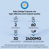 2400 MG Liposomal Glutathione Softgels, Max Absorption, Active Form L-Glutathione