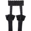 Berkshire Women's Lace Garter with Stockings 4909, Black, AB