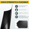 6 Pack Black Plastic Sheet 8x12x0.04 in Flexible High Tensile