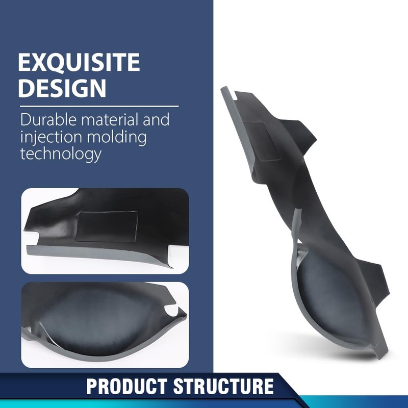 PIT66 Dashboard Dash Cover Compatible with Toyota Camry 2007-2011 Gray