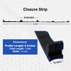 Duco USA-Made Classic Rib Foam Closure Strips 3ft Long, 9"